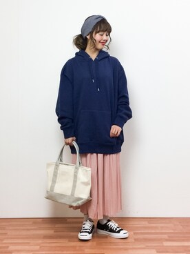 内山陽菜さん（レディース・149cm）の春コーディネート