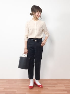 内山陽菜さん（レディース・149cm）の春コーディネート