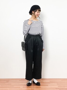 内山陽菜さん(レディース・149cm)の春コーディネート