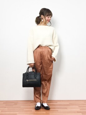 内山陽菜さん(レディース・149cm)の春コーディネート