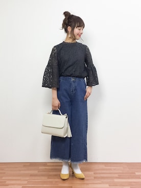 内山陽菜さん(レディース・149cm)の春コーディネート