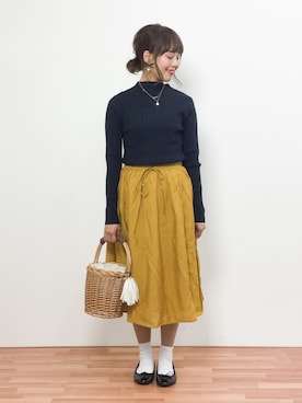 内山陽菜さん（レディース・149cm）の春コーディネート