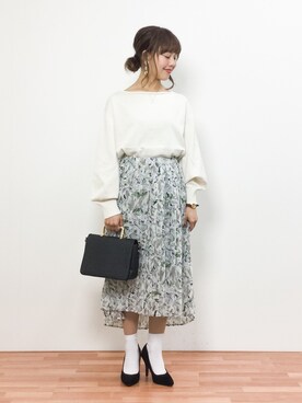 内山陽菜さん（レディース・149cm）の春コーディネート