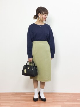 内山陽菜さん（レディース・149cm）の春コーディネート