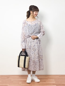 内山陽菜さん(レディース・149cm)の春コーディネート