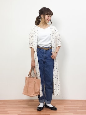 内山陽菜さん(レディース・149cm)の春コーディネート