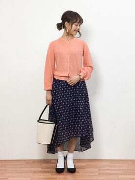 内山陽菜さん（レディース・149cm）の春コーディネート