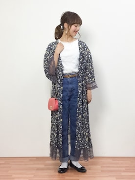 内山陽菜さん(レディース・149cm)の春コーディネート
