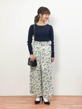 内山陽菜さん（レディース・149cm）の春コーディネート