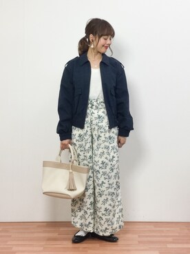 内山陽菜さん（レディース・149cm）の春コーディネート