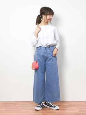 内山陽菜さん（レディース・149cm）の春コーディネート