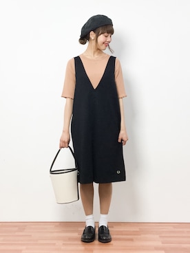 内山陽菜さん（レディース・149cm）の春コーディネート