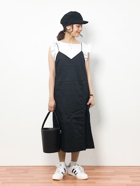 内山陽菜さん（レディース・149cm）の春コーディネート