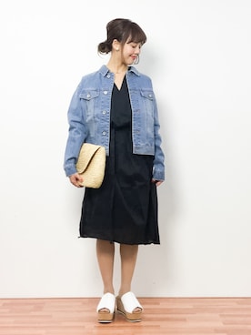 内山陽菜さん（レディース・149cm）の春コーディネート