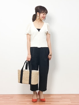 内山陽菜さん（レディース・149cm）の春コーディネート