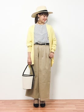 内山陽菜さん（レディース・149cm）の春コーディネート