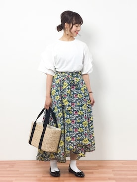 内山陽菜さん（レディース・149cm）の春コーディネート