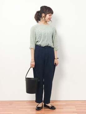 内山陽菜さん（レディース・149cm）の春コーディネート