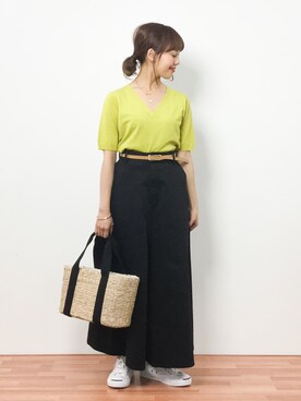 内山陽菜さん(レディース・149cm)の春コーディネート