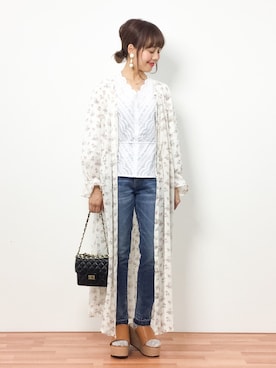 内山陽菜さん（レディース・149cm）の春コーディネート