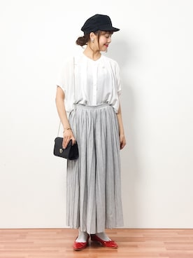 内山陽菜さん（レディース・149cm）の春コーディネート