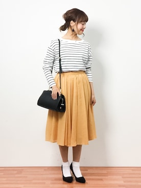 内山陽菜さん（レディース・149cm）の春コーディネート