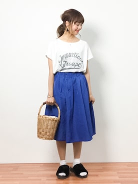 内山陽菜さん(レディース・149cm)の春コーディネート