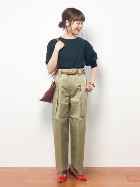 内山陽菜さん（レディース・149cm）の夏コーディネート