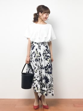 内山陽菜さん（レディース・149cm）の夏コーディネート