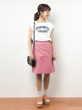 内山陽菜さん（レディース・149cm）の夏コーディネート