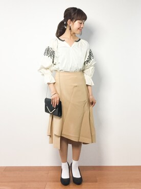 内山陽菜さん(レディース・149cm)の夏コーディネート