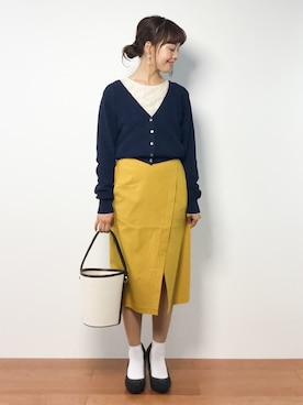 内山陽菜さん（レディース・149cm）の夏コーディネート