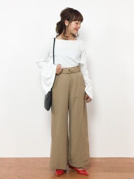 内山陽菜さん（レディース・149cm）の夏コーディネート