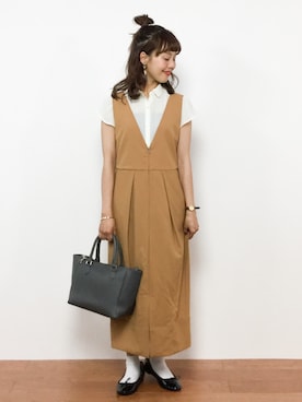 内山陽菜さん（レディース・149cm）の夏コーディネート