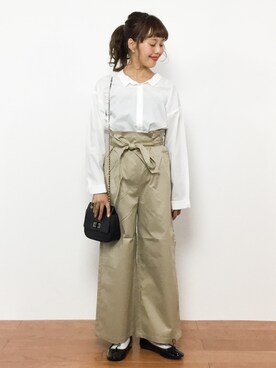 内山陽菜さん（レディース・149cm）の夏コーディネート