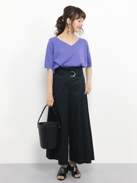 内山陽菜さん(レディース・149cm)の夏コーディネート