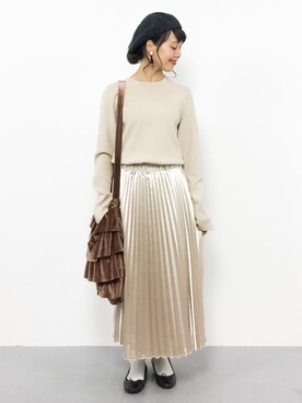 内山陽菜さん（レディース・149cm）の夏コーディネート