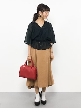 内山陽菜さん（レディース・149cm）の夏コーディネート