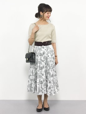 内山陽菜さん（レディース・149cm）の夏コーディネート