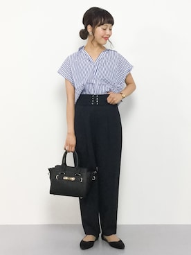 内山陽菜さん（レディース・149cm）の夏コーディネート