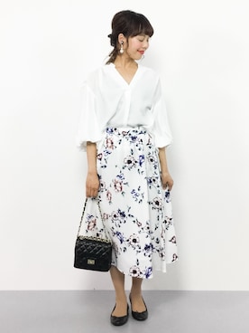 内山陽菜さん（レディース・149cm）の秋コーディネート