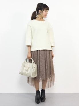 内山陽菜さん(レディース・149cm)の秋コーディネート