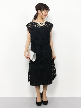 内山陽菜さん（レディース・149cm）の秋コーディネート