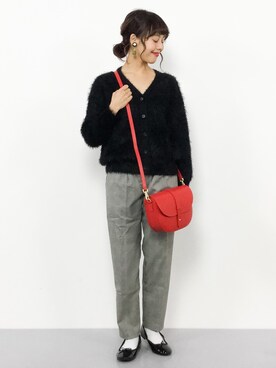 内山陽菜さん（レディース・149cm）の秋コーディネート