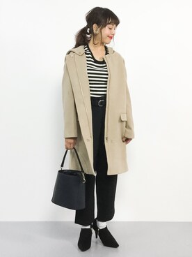 内山陽菜さん(レディース・149cm)の秋コーディネート