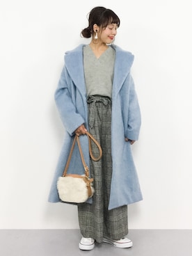 内山陽菜さん（レディース・149cm）の秋コーディネート