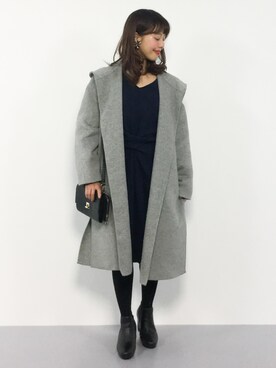 内山陽菜さん(レディース・149cm)の秋コーディネート