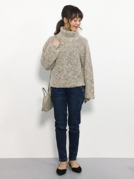 内山陽菜さん(レディース・149cm)の秋コーディネート