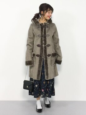 内山陽菜さん(レディース・149cm)の秋コーディネート