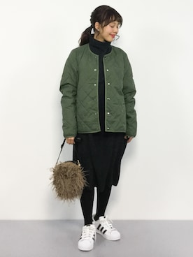 内山陽菜さん(レディース・149cm)の秋コーディネート